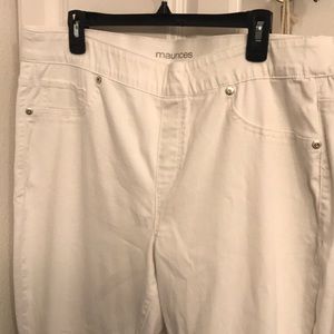 White jeggings